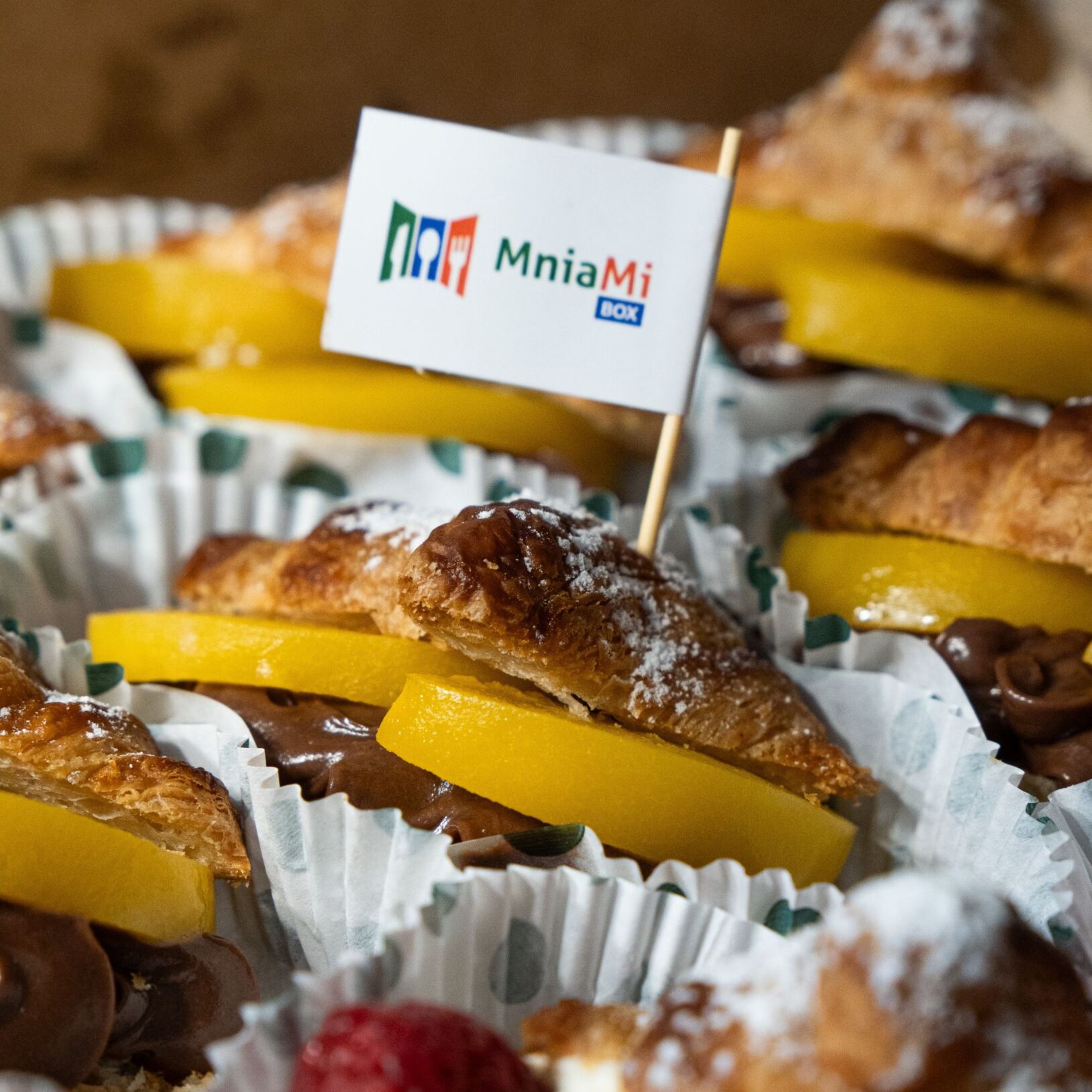 Box mini croissant słodkie 24 szt.
