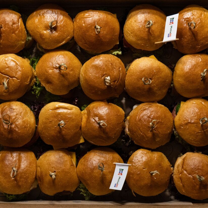 Box mini burger mix 24 szt.
