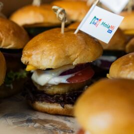 Box mini burger vege 15 szt.