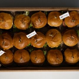 Box mini burger mięsny 15 szt.